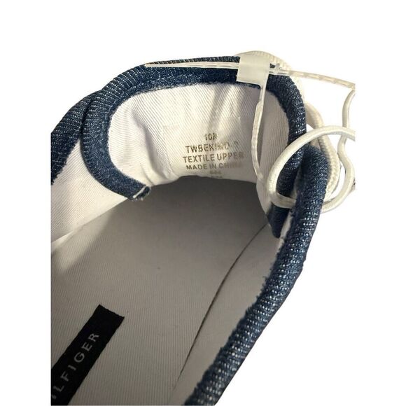 Brand New Tommy Hilfiger Bekimo Blue White Platform Sneakers Size 10 - Picture 7 of 8